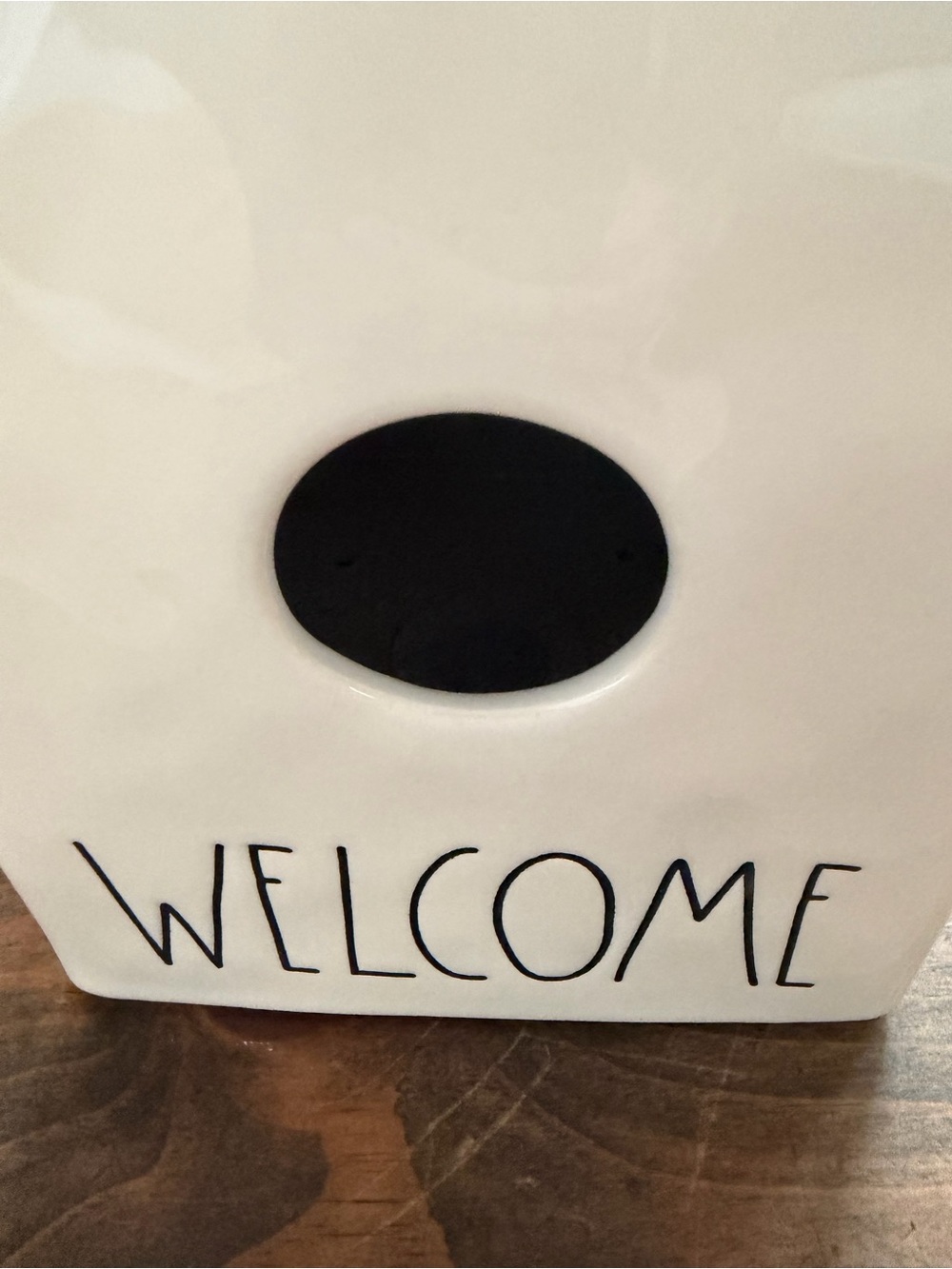 Rae Dunn WELCOME birdhouse - Picture 3 of 7